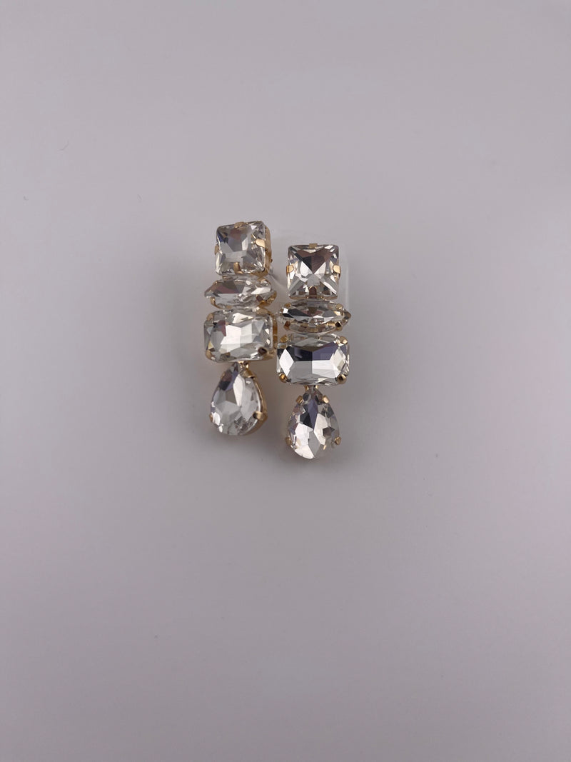 MULTI SHAPE STONE EARRING