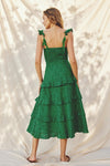 EVERGREEN EYELET MIDI