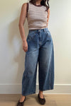 MID RISE DENM BARREL