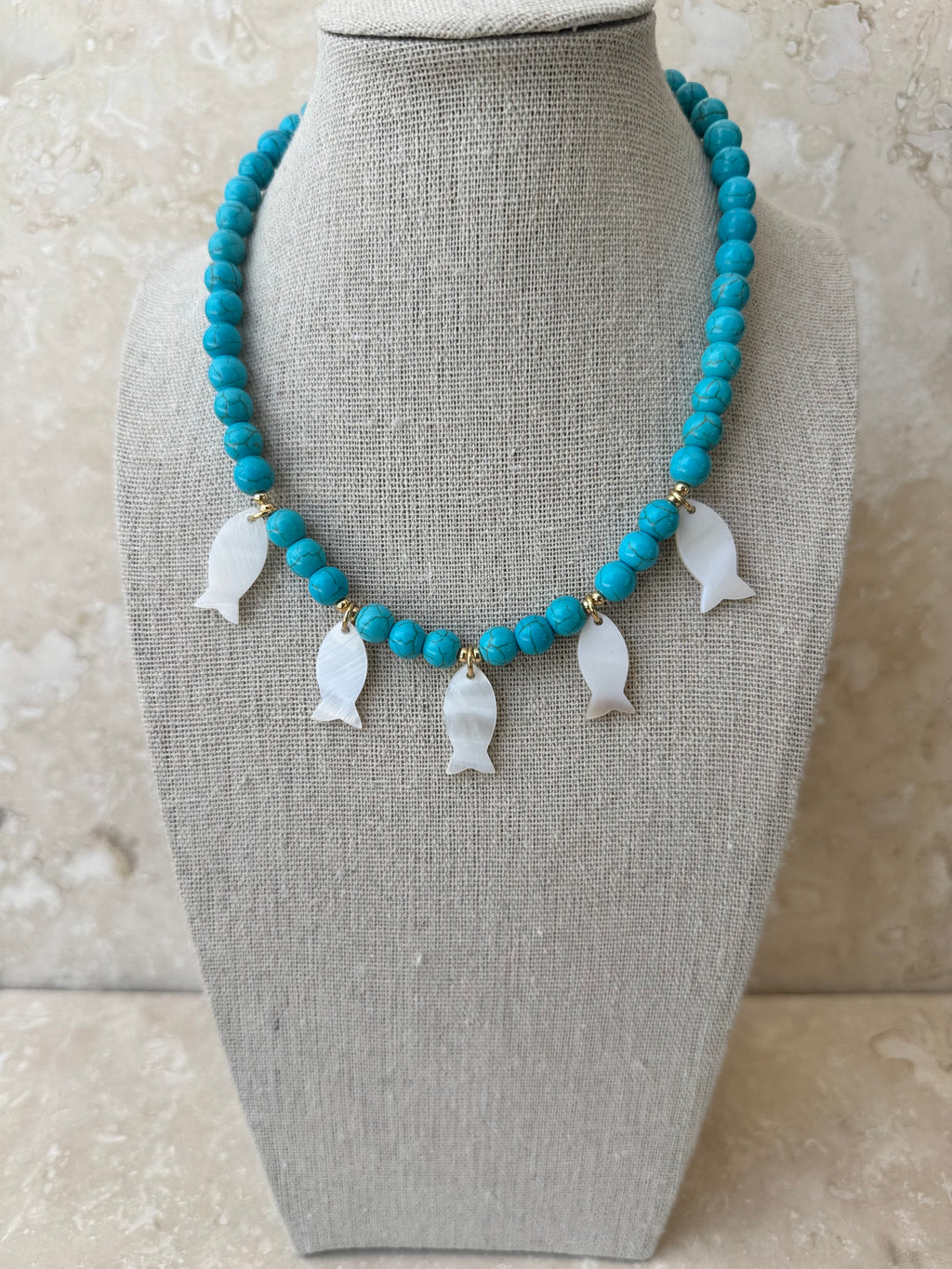 M3 TURQUOISE CHARM NECKLACE