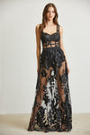 LAZER CUT BODYSUIT DRESS