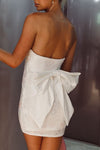 BOW BACK SEQUIN MINI