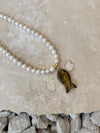 M3 PEARL FISH PENDANT