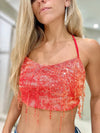 PAT SEQUIN TOP