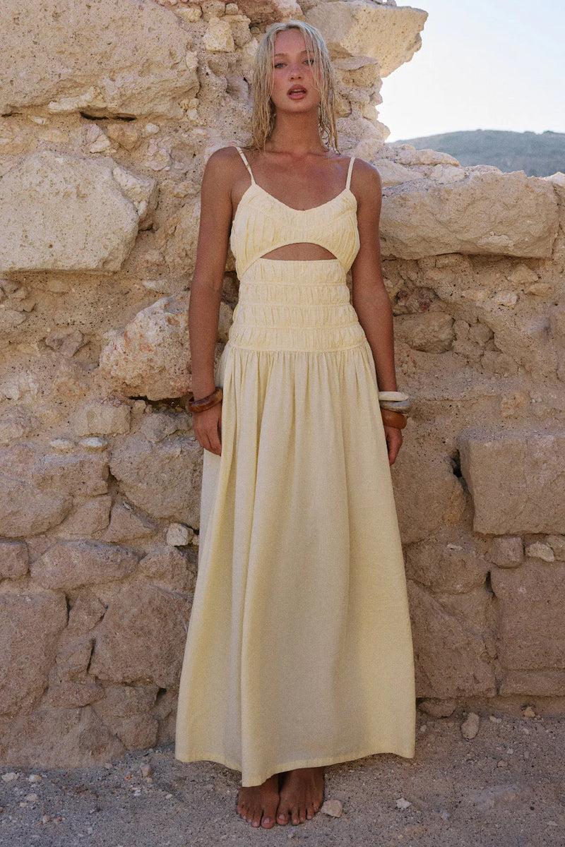 LEMON ADORA MAXI DRESS