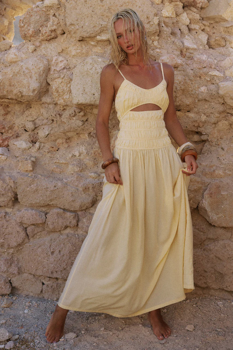 LEMON ADORA MAXI DRESS