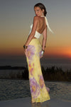 SURI YELLOW ALEXIS HALTER CUT OUT MAXI