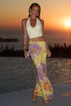 SURI YELLOW ALEXIS HALTER CUT OUT MAXI