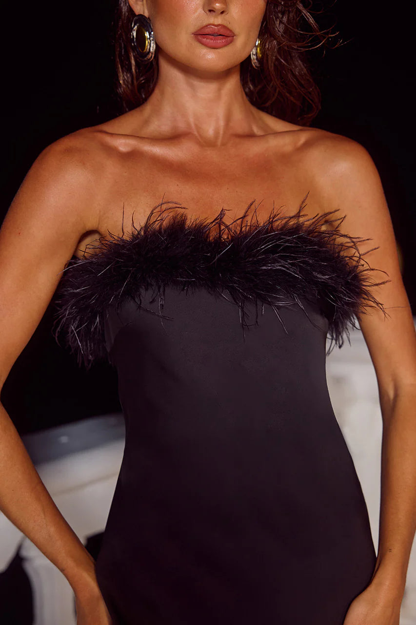 ARIANA BLACK STRAPLESS