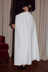 WHITE ZIMA FLOWY SKIRT