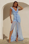 BLYTHE BLUEBELL FRILL MAXI