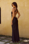 BLACK CHARA MAXI DRESS