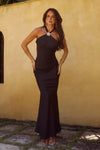 BLACK CHARA MAXI DRESS