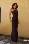 BLACK CHARA MAXI DRESS