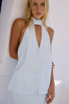 DANIA BLUE STRIPE SET