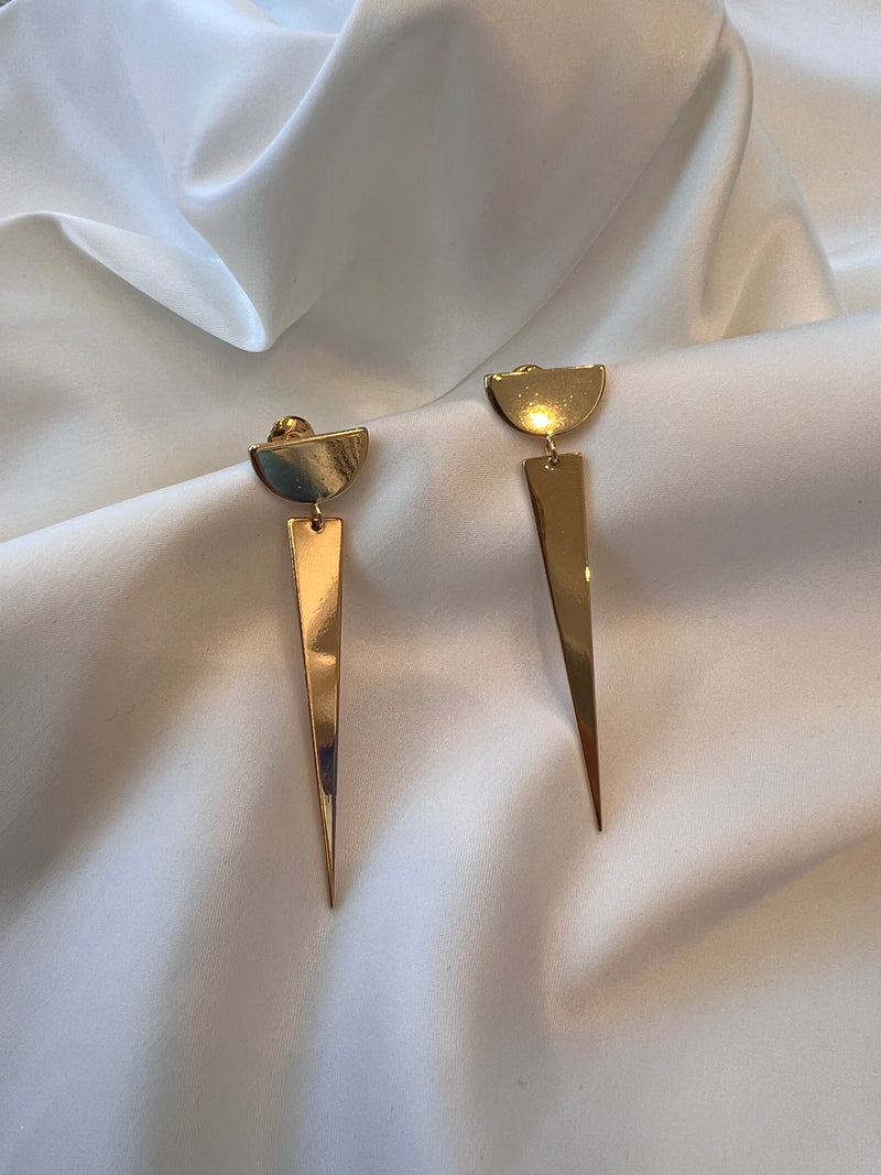GOLD DAGGER EARRINGS