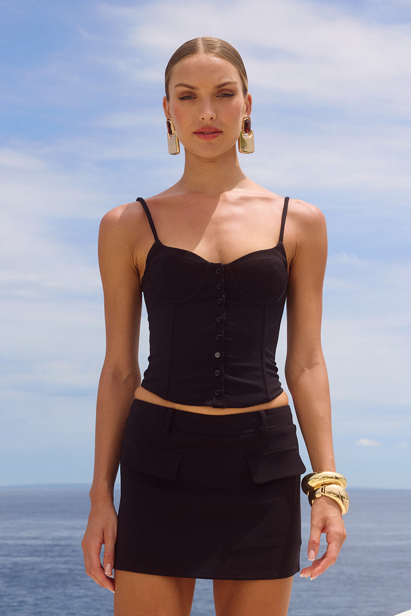 EMORY BUSTIER BLACK