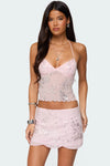 BABY PINK SEQUIN SET
