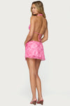 PINK SPLIT TOP SET