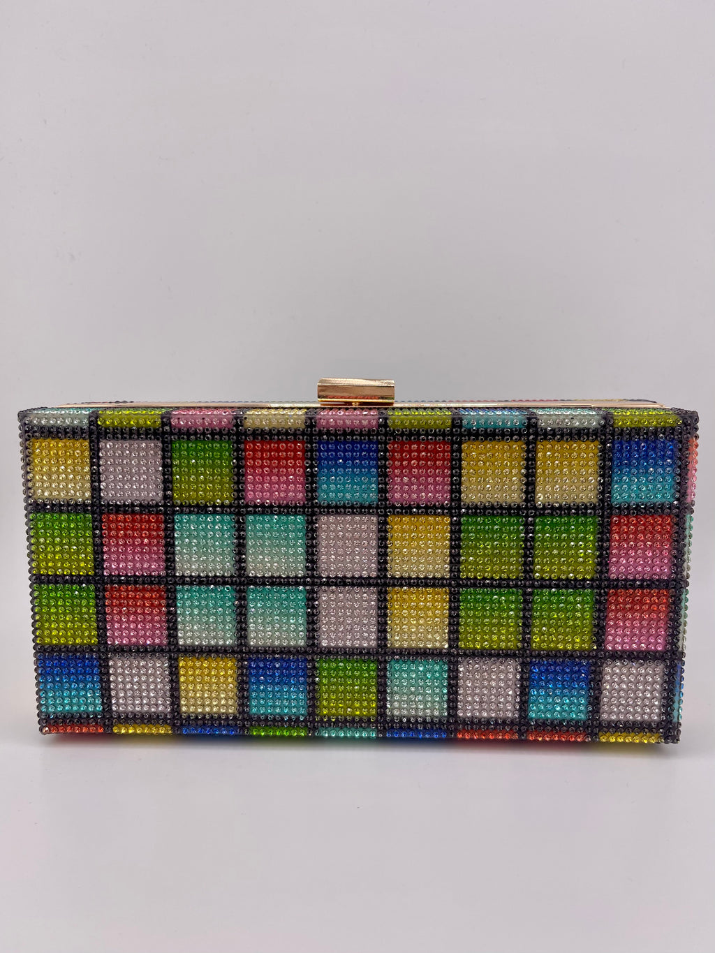 SQUARE BLING CLUTCH