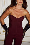 GISELE CAPRI SET BITTER CHOCOLATE