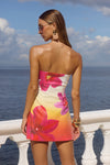 IBIZA MINI DRESS TROPICAL OMBRE