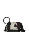 COW PRINT WRISTLET CLUTCH