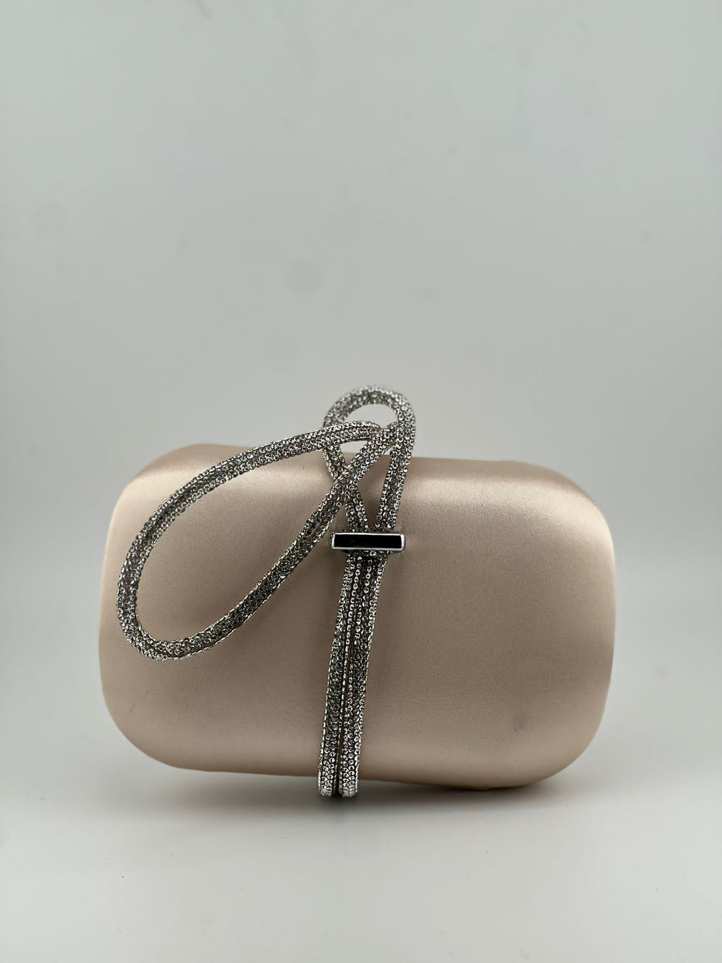 COLOR RHINESTONE HANDLE CLUTCH