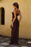 BLACK JAVIYA BUSTIER SET