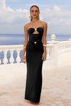 BLACK KLEO MAXI DRESS