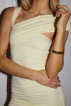 LEMON LARSEN ONE SHOULDER MINI