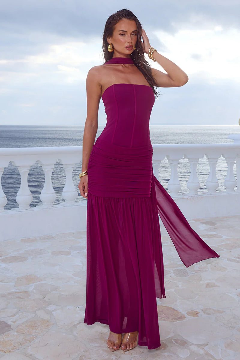 PLUM LILLIE CORSET MAXI