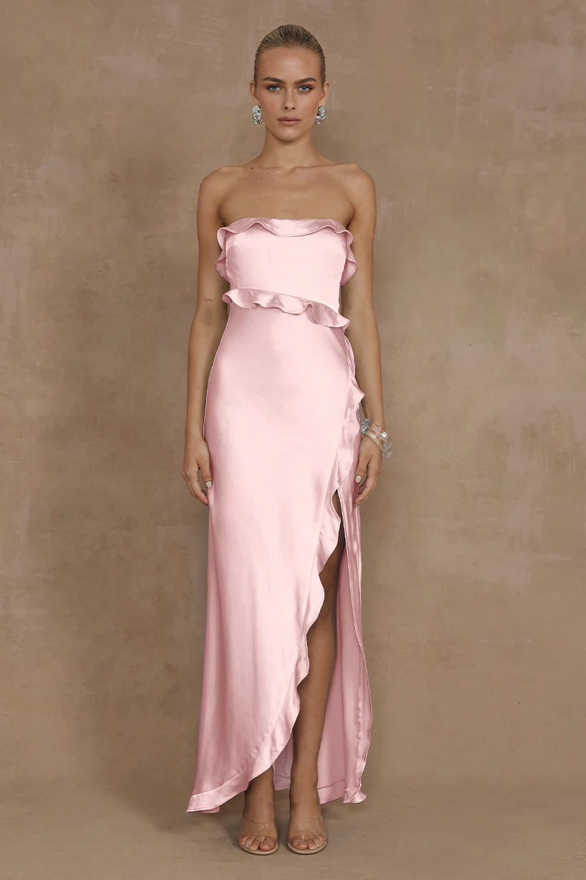 MUSK LORENA MIDI DRESS