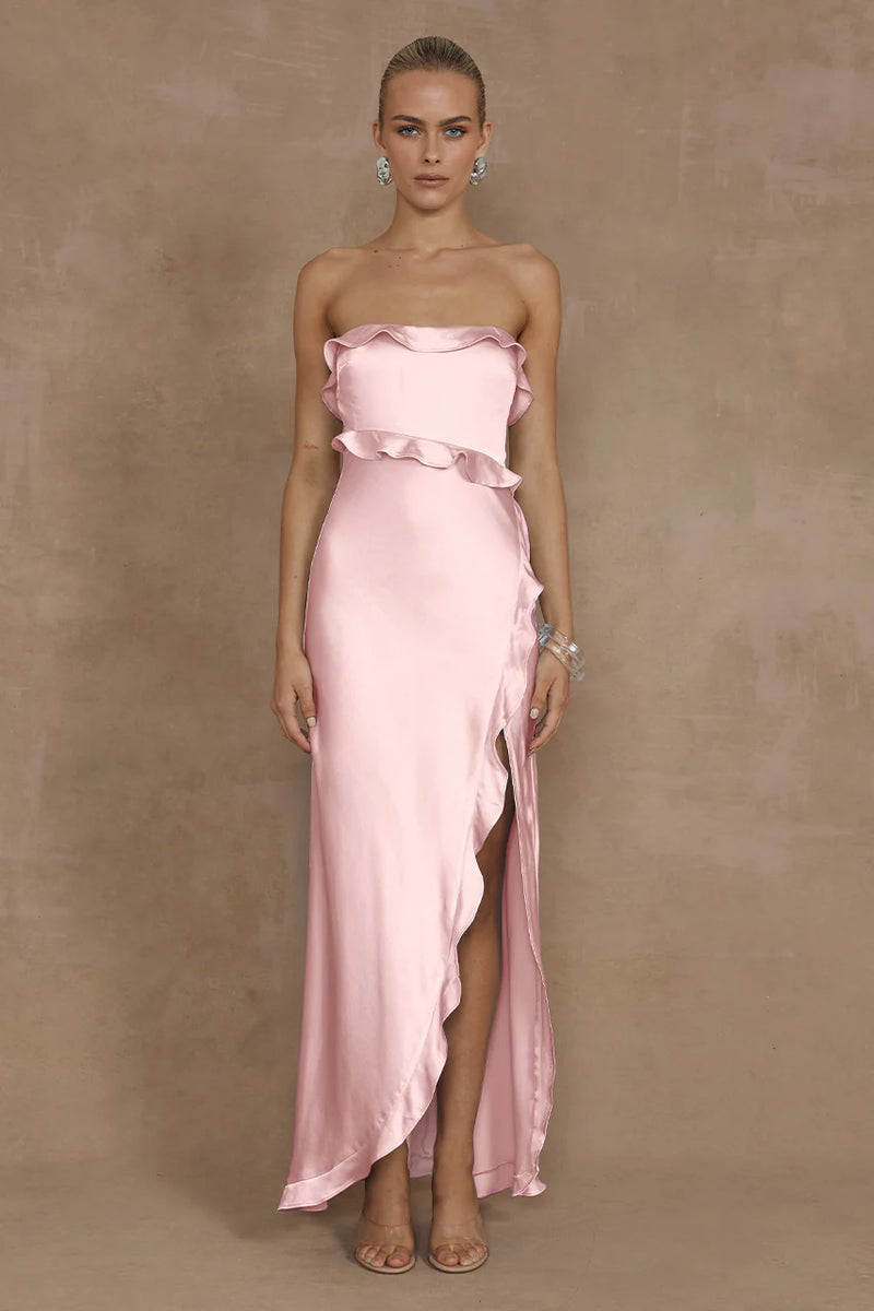MUSK LORENA MIDI DRESS