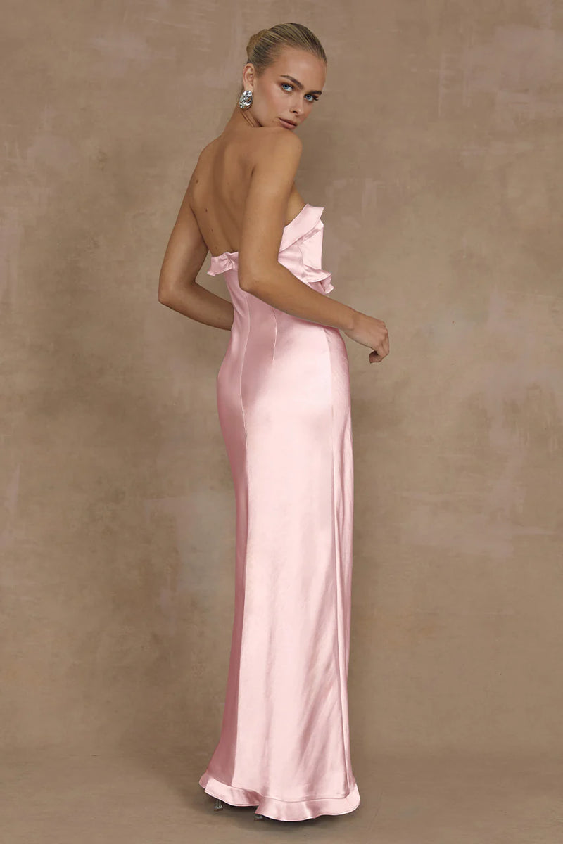 MUSK LORENA MIDI DRESS
