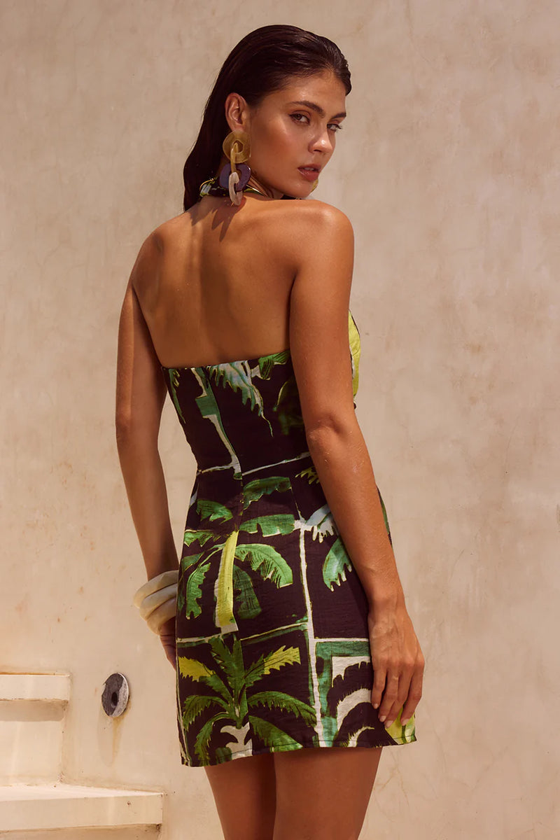 MIRANTO MINI DRESS ARLO GREEN