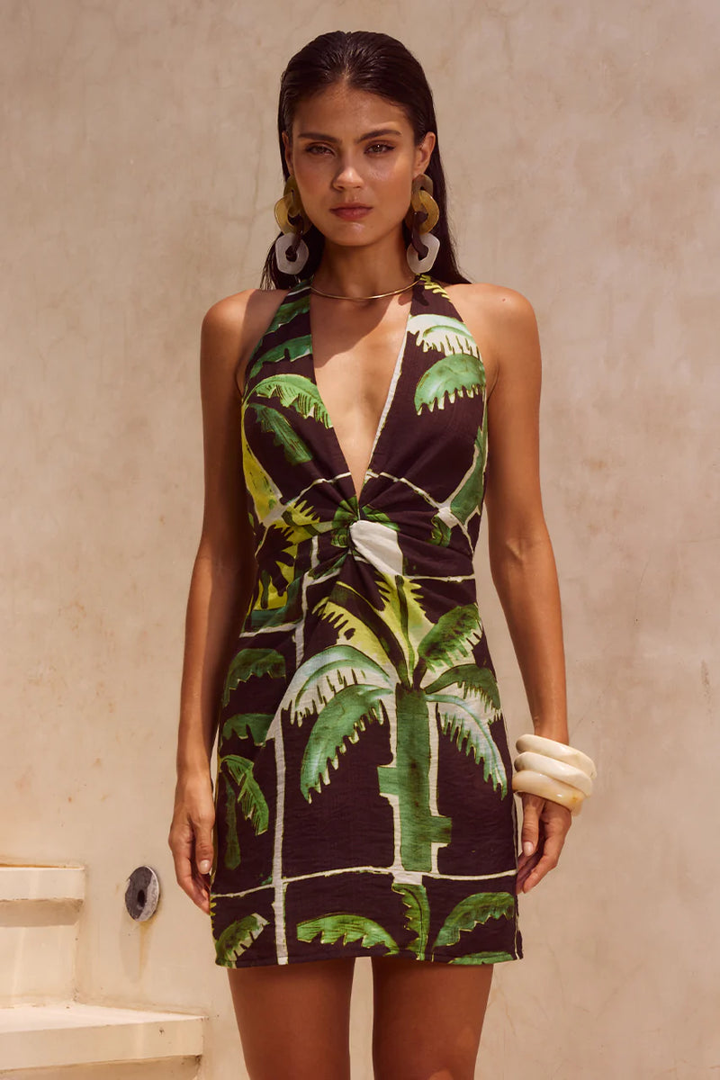 MIRANTO MINI DRESS ARLO GREEN