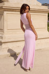 NAELLE ONE SHOULDER MAXI DRESS - MUSK