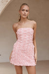 PINK ROSALINE MINI DRESS