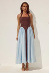 SAMMI CHOCO SKY BLUE MAXI