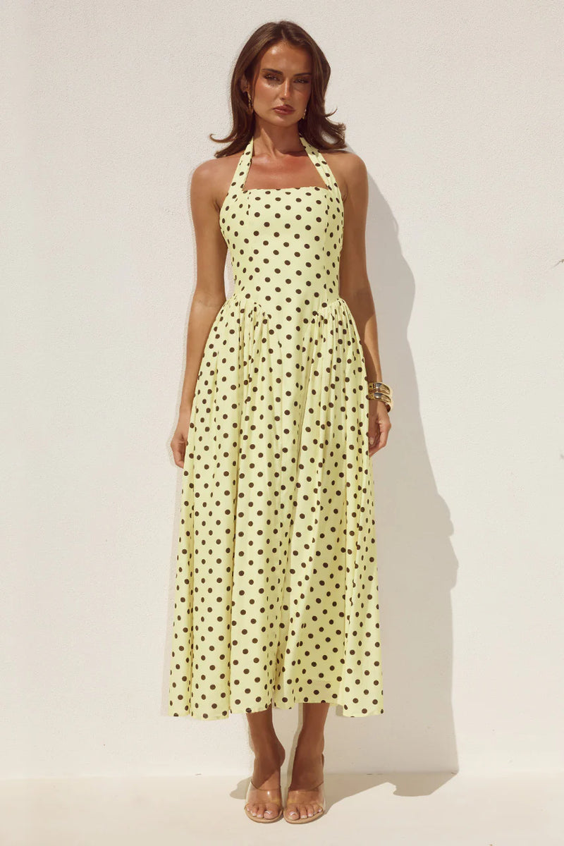LEMON POLKA SAMMI MIDI