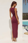 PLUM SHARNI MIDI DRESS