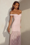 MUSK SHAYLA OFF SHOULDER MAXI