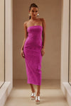 KITANI MIDI DRESS FUSCHIA