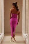 KITANI MIDI DRESS FUSCHIA