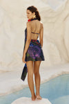 SERINA MINI DRESS DARK FLORAL