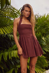 CHOCO SOLARA MINI DRESS