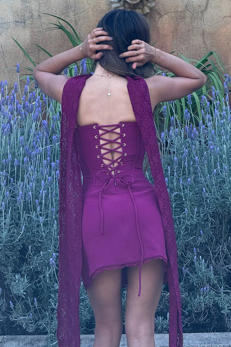 PLUM STARLA BUSTIER DRESS