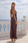 BITTER CHOCOLATE SYLVIE PLUNGE MAXI