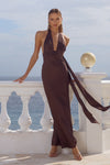 BITTER CHOCOLATE SYLVIE PLUNGE MAXI